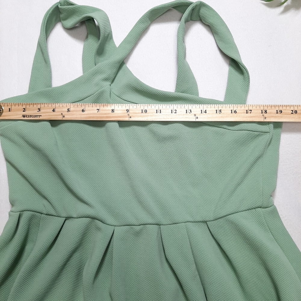 Torrid Mint Green Crisscross Front Swing Dress 2 - Picture 10 of 14